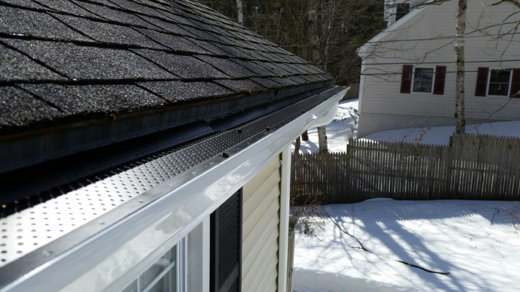gutter cleaning after